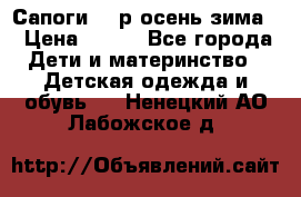 Сапоги 35 р.осень-зима  › Цена ­ 700 - Все города Дети и материнство » Детская одежда и обувь   . Ненецкий АО,Лабожское д.